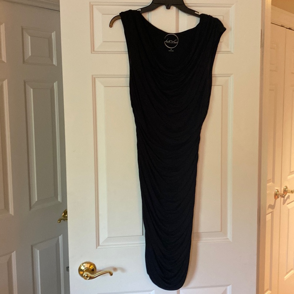 Inc jersey ruched dress.
